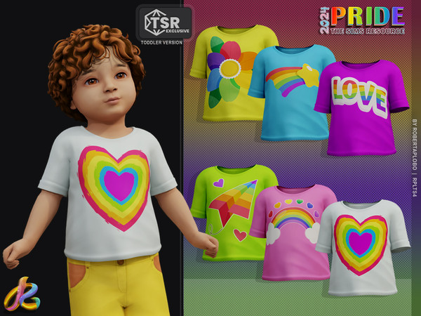 Sims 4 — Pride Top 280 -Toddler by RobertaPLobo — Top 280 - Pride Collection -Toddler - TS4