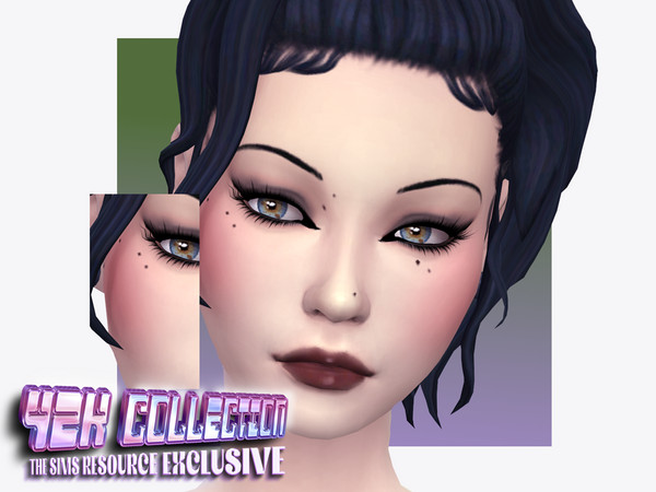 Sims 4 — Y2K Grunge Blush n Contour by Sagittariah — base game compatible, 5 swatches, properly tagged, enabled for all