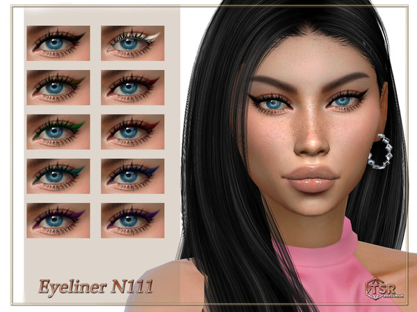 Sims 4 — Eyeliner N111 by qLayla — Previews were made using HQ Mod