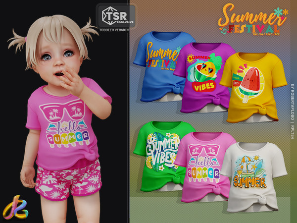 Sims 4 — Summer Festival | Top 282 -Toddler by RobertaPLobo — Top 282 - Summer Festival Collection -Toddler - TS4