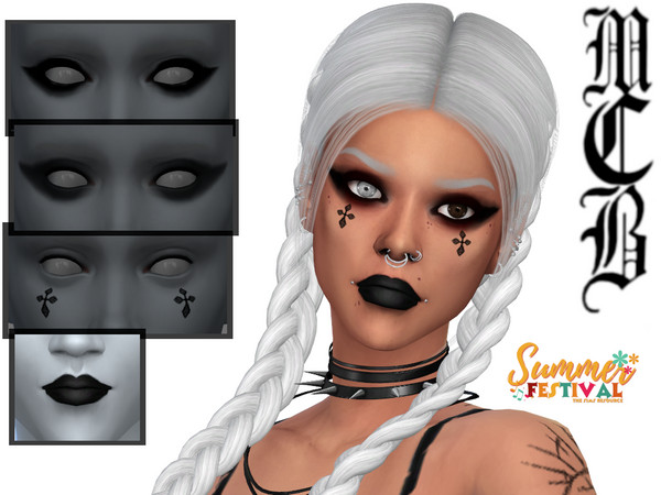 Sims 4 — Metal Festival Lipstick by MaruChanBe2 — A lipstick for your cuties.