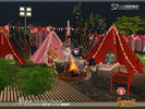Alegria Summer Festival decor tent with lights - Click to view and download separately!