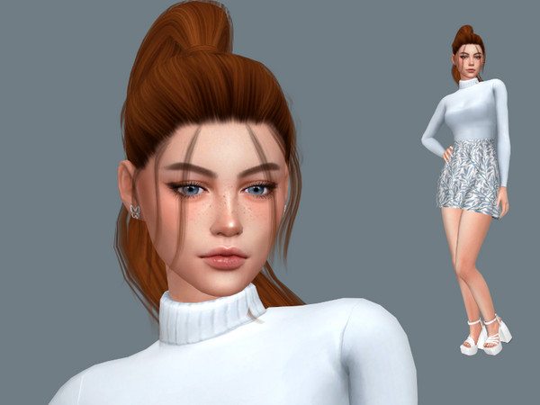 Sims 4 — Maeve Doyle by EmmaGRT — Pronouns are set as she her Make sure to check the Required tab if you want her to look