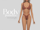 ts4h - rectangle body preset.package - Click to view and download separately!