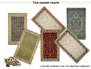 kardofe_The secret room_Rug - Click to view and download separately!