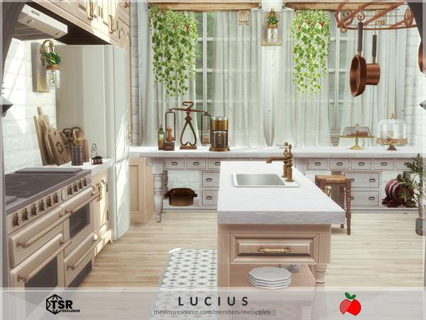 Sims 4 — Lucius kitchen by melapples — a bright and cozy kitchen . enjoy! 5x6