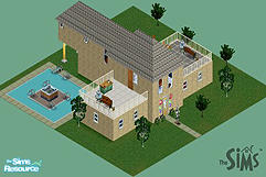 Sims 1 — Hawian Home by Willysim — A House made for a large family with many interests. This house was based on the