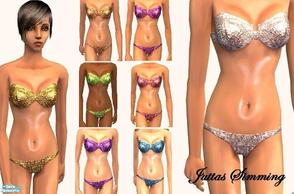 Sims 2 — ya sequinned bikinis by juttaponath — Do not reupload or edit and upload. Thank you. 