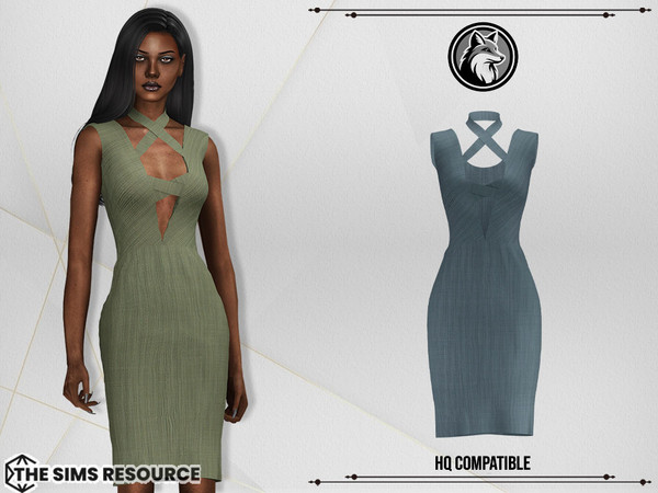 Sims 4 — Ellis Dress by ForLima — 6 Colors