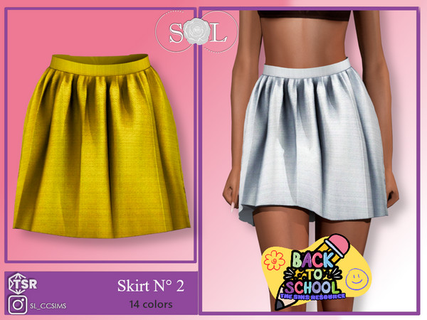 Sims 4 — BackToSchool_SL_Skirt_2 by SL_CCSIMS — -New mesh-