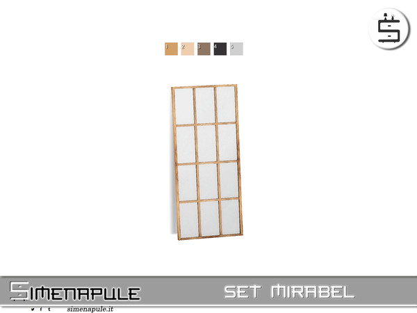 Sims 4 — Set Mirabel - Mirror by Simenapule — Set MirabelSet MirabelSet MirabelSet Mirabel