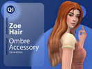 Zoe Hair Ombre Accessory (Patreon) - Click to view and download separately!