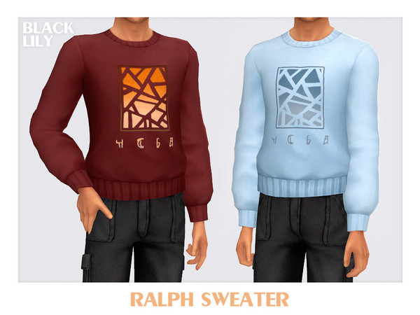 Sims 4 — Ralph Sweater by Black_Lily — YA, A, Teen