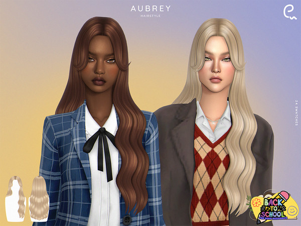 Sims 4 — Aubrey Hairstyle by Enriques4 — New Mesh