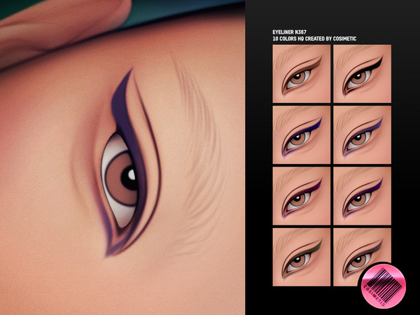 Sims 4 — Eyeliner N367 by cosimetic — - Female
