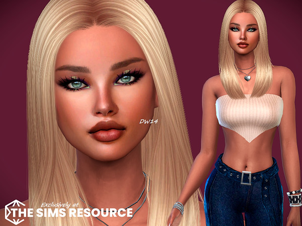 Sims 4 — Noelia Barros by DarkWave14 — Download all CC's listed in the Required Tab to have the sim like in the pictures.