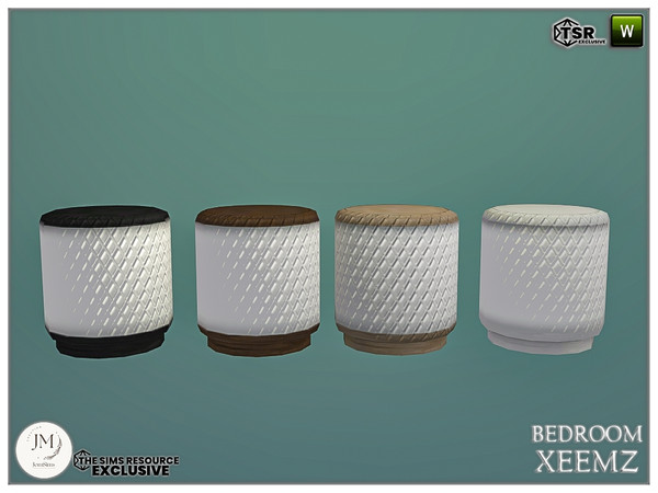 Sims 4 — xeemz bedroom table light by jomsims — modernity, comfort, clean lines and original style,