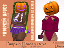 Dissia_Pumpkin Head AN619 (The Pumpkin Babes Collab).package - Click to view and download separately!