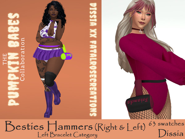 Sims 4 — Dissia_Besties Hammer (Right) AN621 (The Pumpkin Babes Collab).package.package by Dissia — Waist belt with a