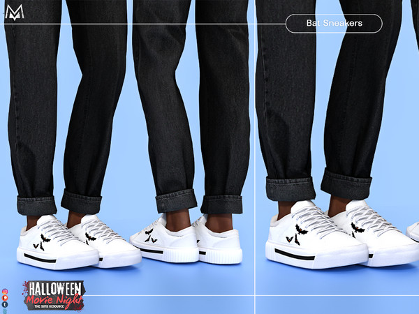 Sims 4 — Bat Sneakers S404 (Male) by Mermalade — New Mesh