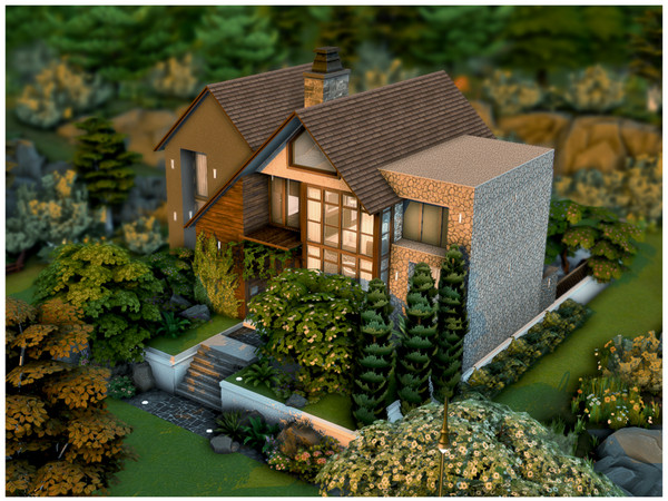 Sims 4 — MM The Cozy Villa by Merin_Martini — My Sims 4 lots some are inspired random pictures that I found on the