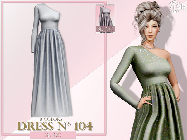 Sims 4 — SL_Dress_104 by SL_CCSIMS — -New mesh-