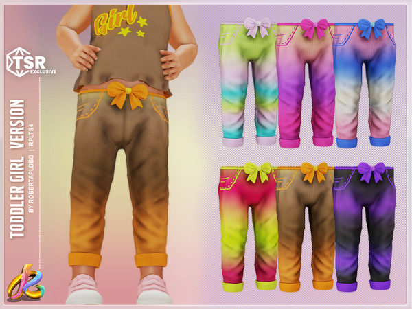 Sims 4 — Girl Bottom 294 -Toddler by RobertaPLobo — Girl Bottom 294 - Toddler version - TS4