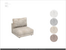 Estel - sofa 1-section - Click to view and download separately!
