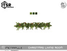 Christmas Living Room - Pine Branches Deco 01 - Click to view and download separately!