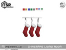 Christmas Living Room - Christmas Stocking - Click to view and download separately!