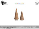 Christmas Living Room - Wood Trees Deco 02 - Click to view and download separately!