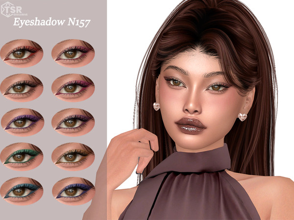 Sims 4 — Eyeshadow N157 by qLayla — Previews were made using HQ Mod
