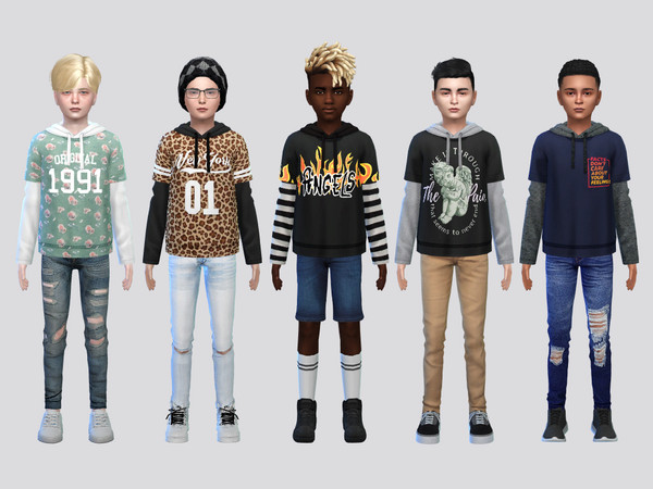 Sims 4 — Mockup Layer Sweatshirt Boys by McLayneSims — TSR EXCLUSIVE