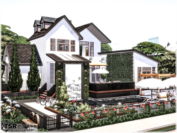 Sims 4 — Davina by marychabb — A residential house for Your's Sims . Fully furnished and decorated. Tested