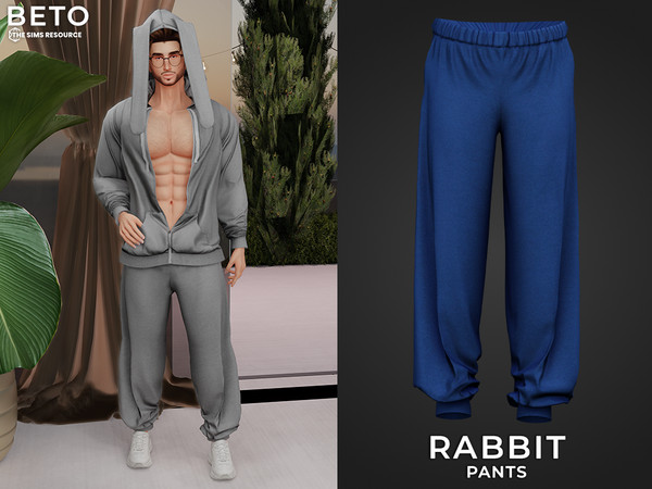 Sims 4 — Rabbit (Pants) by Beto_ae0 — Bunny outfit, enjoy - 08 colors