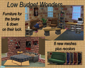 Sims 2 — Low Budget Wonders by Simaddict99 — Are your Sims just starting out? or down and out on their luck? Then this is