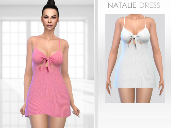 Sims 4 — Natalie Dress by Puresim — Female dress in 4 swatches.