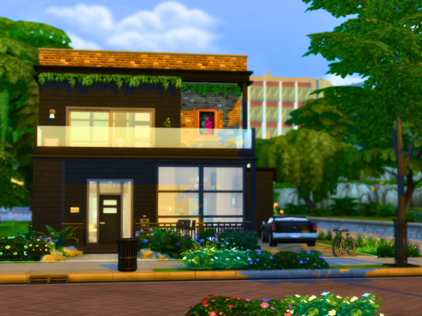 Sims 4 — LOFT Cosy - No CC - Wooden Residence 20x15 by MylaSpace — Let yourself be seduced by this charming wooden