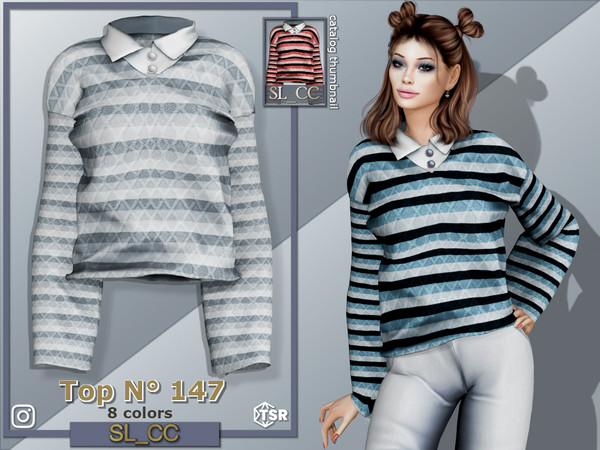 Sims 4 — SL_Top_147 by SL_CCSIMS — -New mesh-