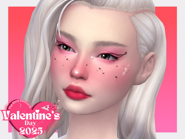 Sims 4 — Valentines25 Heart Freckles by Sagittariah — base game compatible, 3 swatches, properly tagged, enabled for all