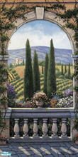 Sims 2 — Tuscan Villa 3 by katalina — The look and feel of Tuscan Living. Part 3 of 3 of the Tuscan mural.