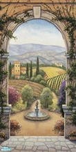 Sims 2 — Tuscan Villa 2 by katalina — The look and feel of Tuscan Living. Part 2 of 3 of the Tuscan wall mural.