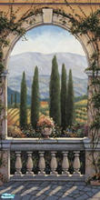 Sims 2 — Tuscan Villa 1 by katalina — The look and feel of Tuscan Living. Part 1 of 3 of the Tuscan wall mural.