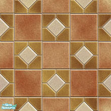 Sims 2 — Mosaic Tuscan tile by katalina — The look and feel of Tuscan Living.