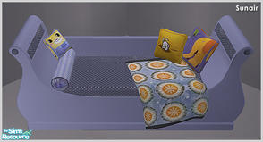Sims 2 — Sunair T659 NCE Single Bed by Sunair — Sunair T659 NCE Single Bed (lightwood) of NCE Girls Room - Mesh set. The