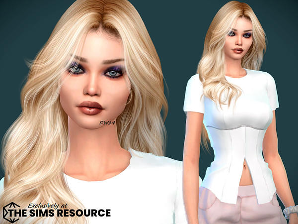 Sims 4 — Dana Ferrillo by DarkWave14 — Download all CC's listed in the Required Tab to have the sim like in the pictures.
