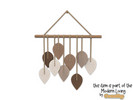 Comiko Boho Bedroom Wall Leaves - Click to view and download separately!
