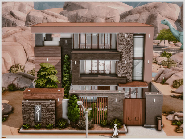 Sims 4 — MM New Modern House 61 by Merin_Martini — My Sims 4 lots some are inspired random pictures that I found on the