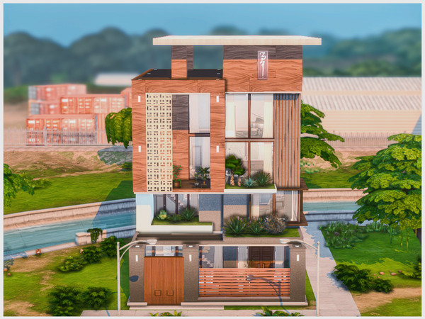Sims 4 — MM Small Modern 10 by Merin_Martini — My Sims 4 lots some are inspired random pictures that I found on the