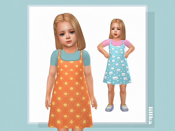Sims 4 — Tamsin Dress by lillka — 6 swatches